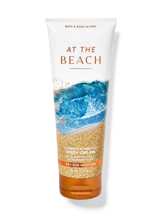 BODY CREAM AT THE BEACH